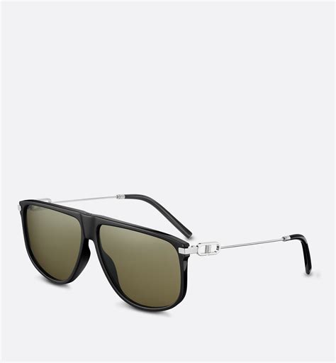 CD Link S2U Black Rectangular Sunglasses 